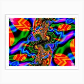 Abstract Fractal Artwork Colorful Art Print