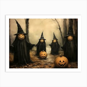 Witches In The Woods 4 Art Print