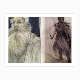 Tobit And Tobias (Fairy Tale Version) Art Print