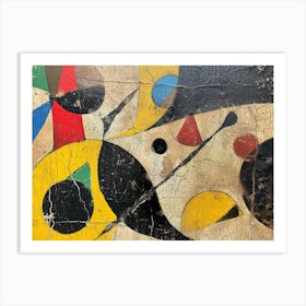 Contemporary Artwork Inspired By Joan Miro 3 Art Print