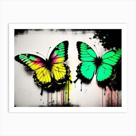 Two Butterflies 1 Art Print