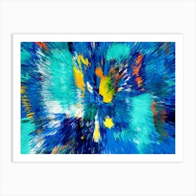 Acrylic Extruded Painting 197 Art Print