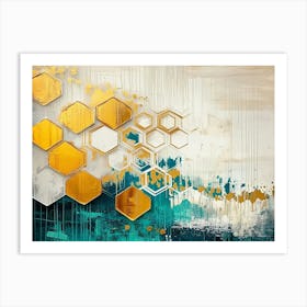 Honeycombs 3 Art Print