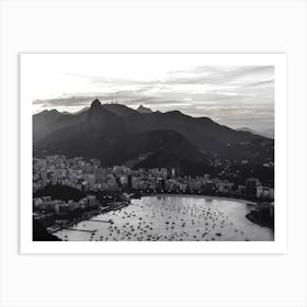 Rio De Janeiro Silhouettes 2 Art Print