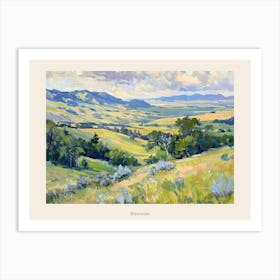 Western Landscapes Montana 3 Poster Art Print