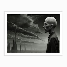 Futuristic Man Art Print