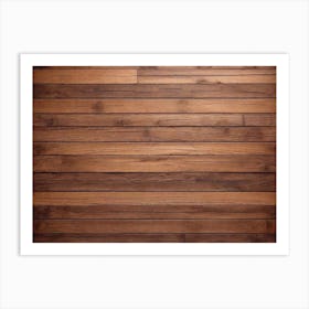 Wood Plank Wall 2 Art Print