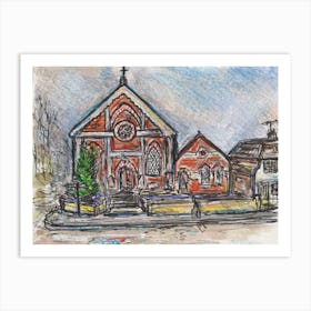 Wye Methodist Church 21st Dec 2024 Art Print