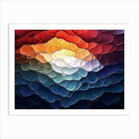 Abstract Screensaver Painting Art Print