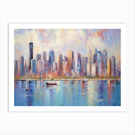 Chicago Skyline 5 Art Print