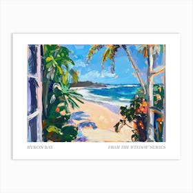 Byron Bay From The Window Series Poster Painting 3 Art Print