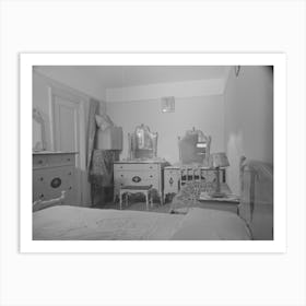 Bedroom Of Nathan Katz Apartment, East 168th Street, Bronx, New York By Russell Lee Art Print