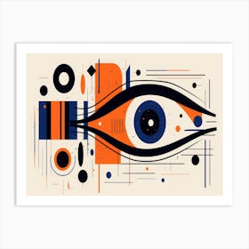 Abstract Eye 1 Art Print