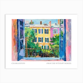 Charleston From The Window Series Poster Painting 2 Art Print