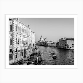 Venice Italy In Black And White 07 Art Print
