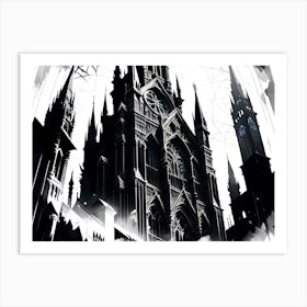 Gothic Cathedral Art Print