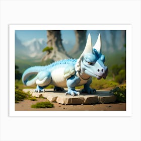 Blue Dragon Art Print