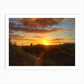 A welsh sunset Art Print