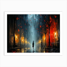 Night In The City Art Print