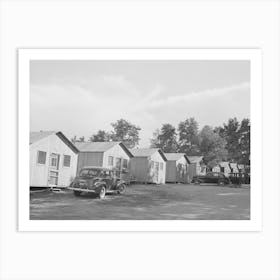 Cabin Court, Hermiston, Oregon, This Court For Workmen At The Umatilla Rdnance Depot Was Built In Two Weeks Art Print