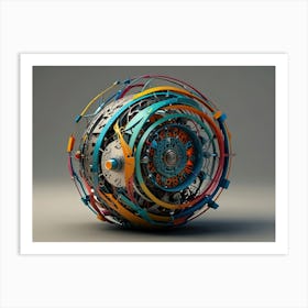 Spherical Sphere Art Print