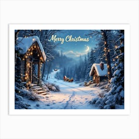 Merry Christmas 6 Art Print