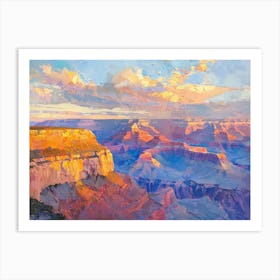 Western Sunset Landscapes Grand Canyon Arizona 2 Art Print