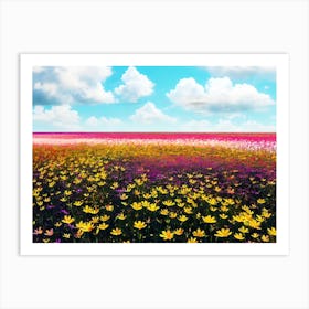 Field Of Flowers Art Print