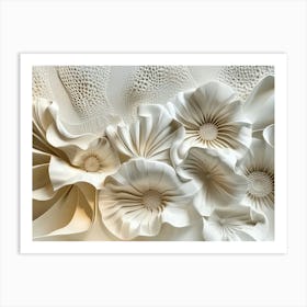 Paper Flowers 86 Art Print