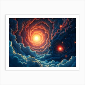 Celestial Crossroads Art Print