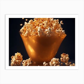 Caramel Popcorn Art Print