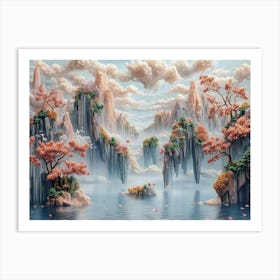 Asian Landscape Poster