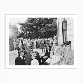 Untitled Photo, Possibly Related To Crowd At The Portuguese American Holy Ghost Festival, Petaluma, California By Art Print