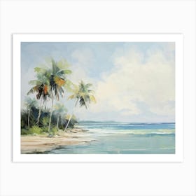 Tropical Beach Art Print