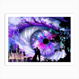 Eye Of Love Art Print