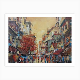 Hong Kong City Street Art Print