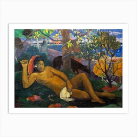 Te Arii Vahine (The Queen, The King S Wife) (1896), Paul Gauguin Art Print