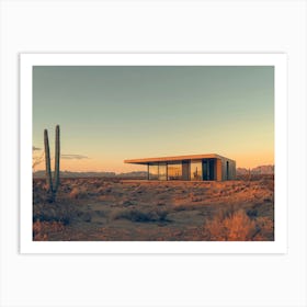 Desert House Art Print