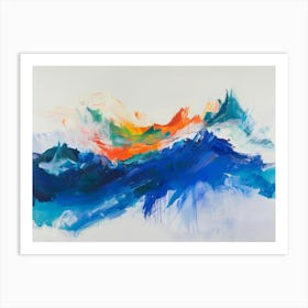 Abstract Painting 1025 Art Print