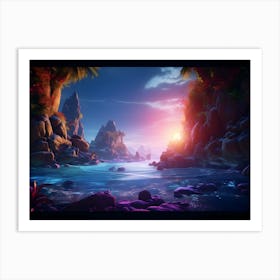 Twilight Forest Art Print