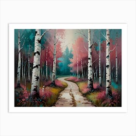 Birch Trees 1 Art Print