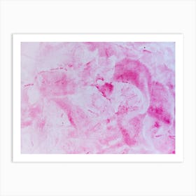 Pink Watercolor Painting 2 Art Print