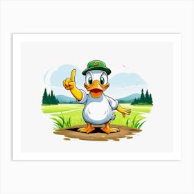 Duck Png Art Print