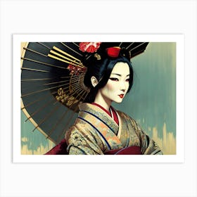 Geisha 27 Art Print