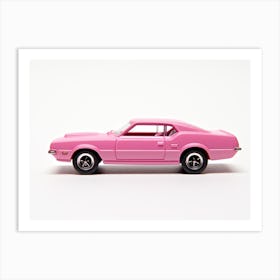 Toy Car 68 Mercury Cougar Pink Art Print