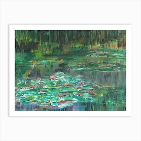 Tribute to Monet Art Print