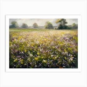 Field Of Wildflowers Art Print