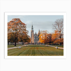 Kopenhagen Castle In Autumn 04 Art Print
