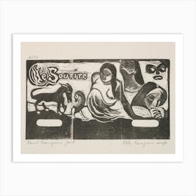 Title For Le Sourire , Paul Gauguin Art Print
