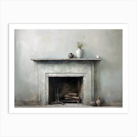 Old Stone Farm Cool Tones 14 Art Print